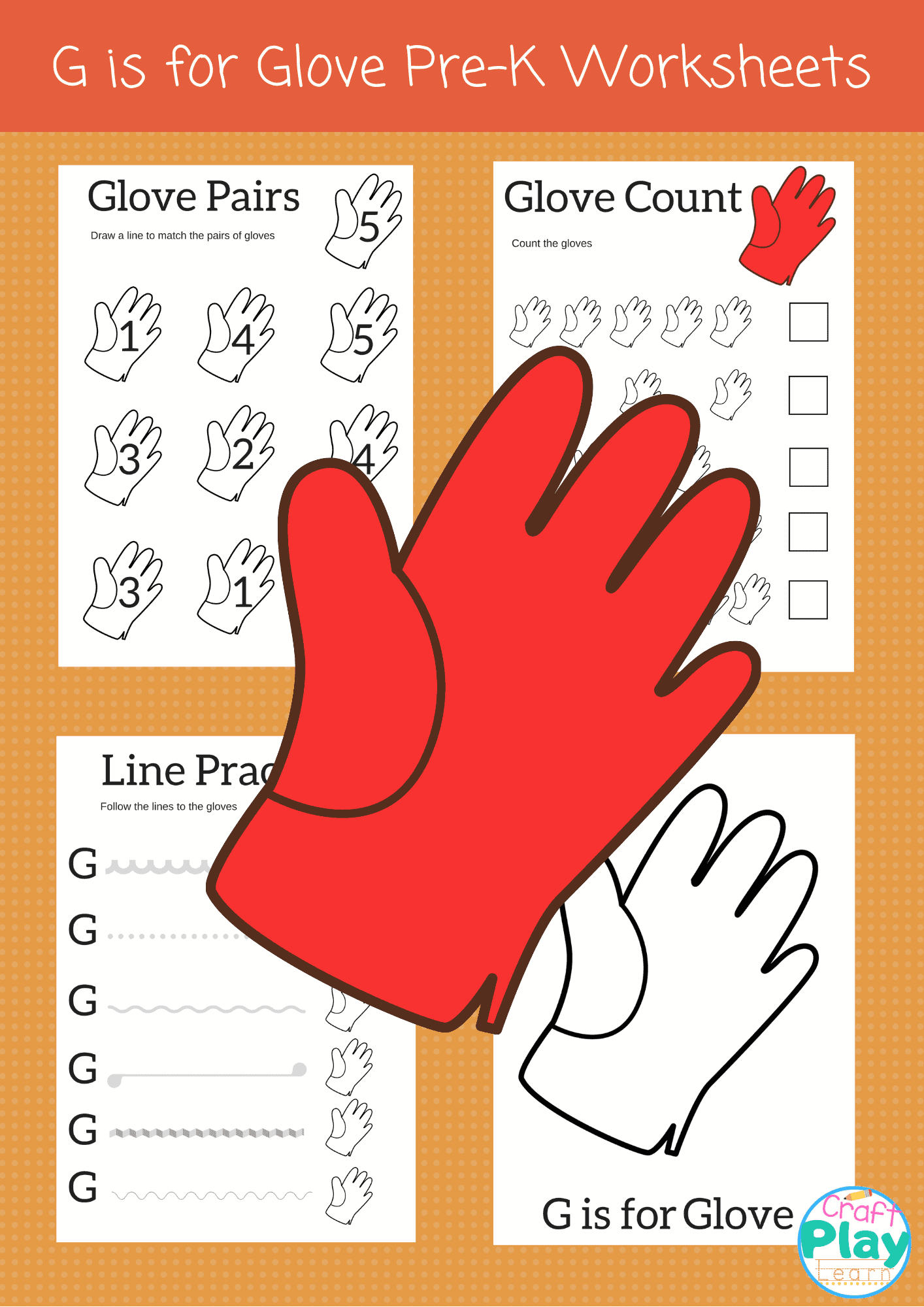 Letter G Worksheets For Preschool Kids - Craft Play Learn