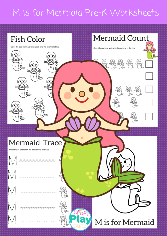 Copy_of_M_is_for_Mermaidletter M worksheets for preschool kids letter M worksheets for preschool kids