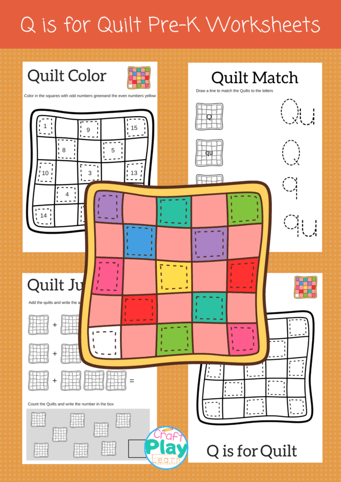 Letter Q Worksheets For Preschool Kids - Craft Play Learn