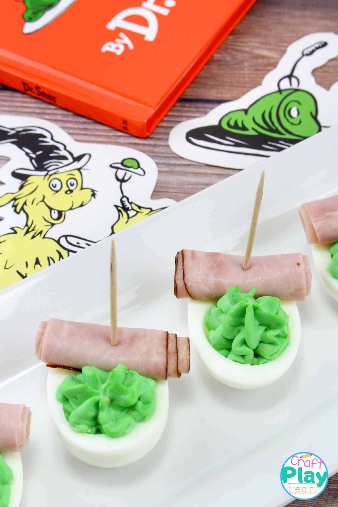 How To Make Green Eggs And Ham Party Food - Craft Play Learn