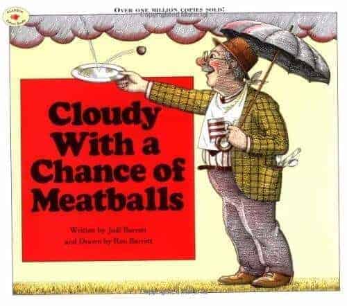 cloudy with a chance of meatballs book for preschoolers