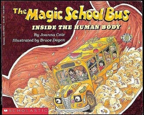 the magic school book about the human body