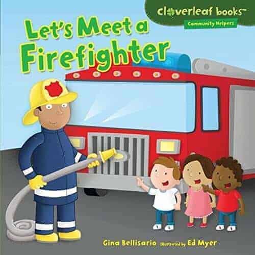 lets meet a firefighter kids book about fire engines
