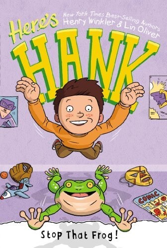 stop that frog says hank. a story book about a frog