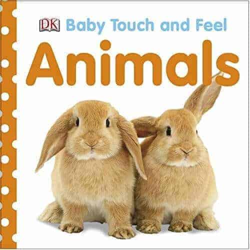 baby touch and feel animals book for kids