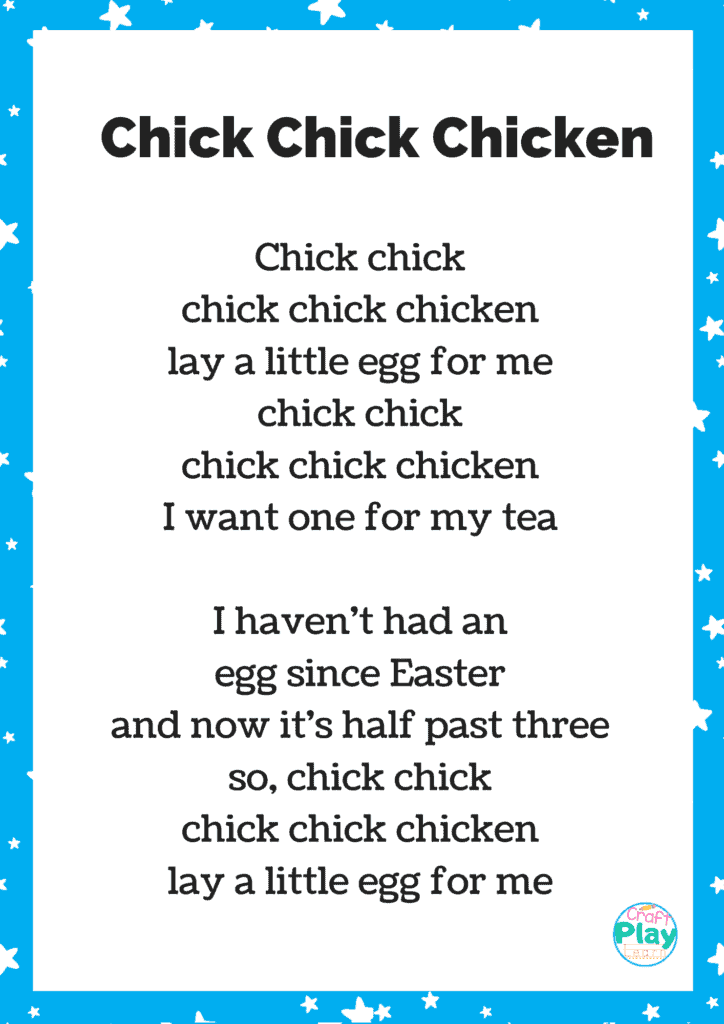 Download Chick Chick Chicken Song And Chicken Craft Ideas Craft Play Learn PSD Mockup Templates