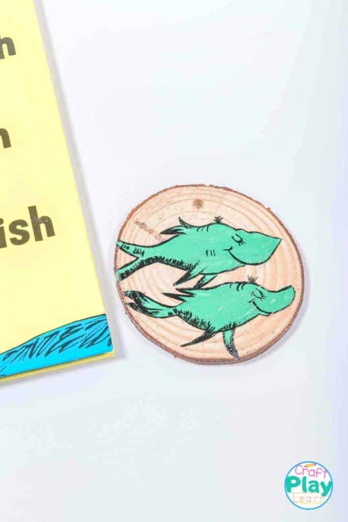 One Fish, Two Fish Wooden Slices Craft
