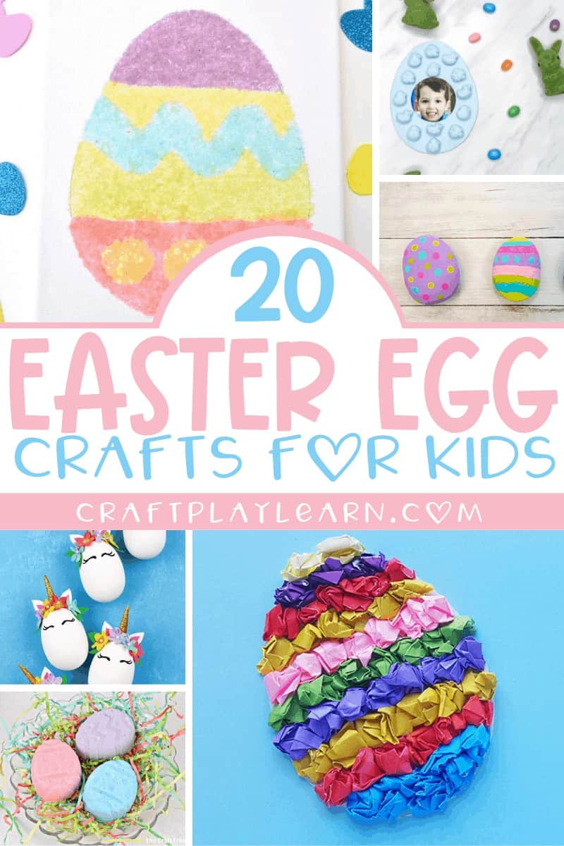 20 Colorful Easter Egg Crafts for Kids - Craft Play Learn