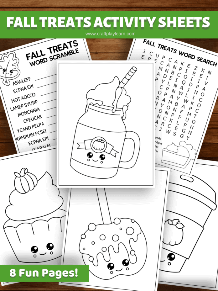 fall activity sheets for kids fall activity sheets for kids