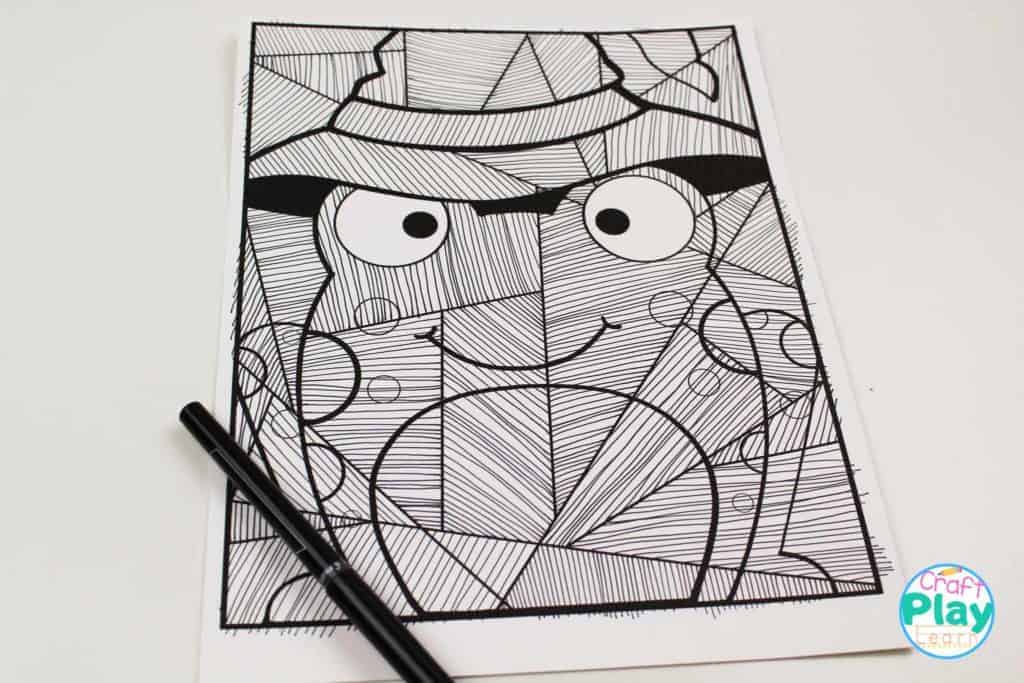 halloween art for kids