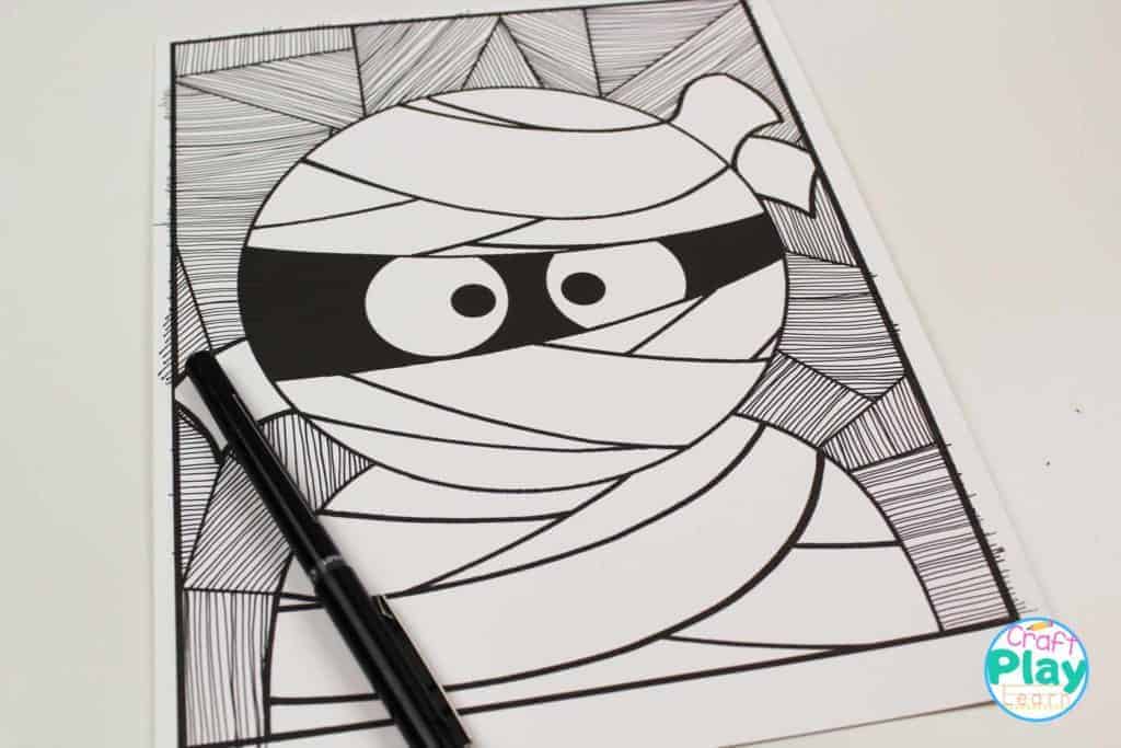 mummy line study