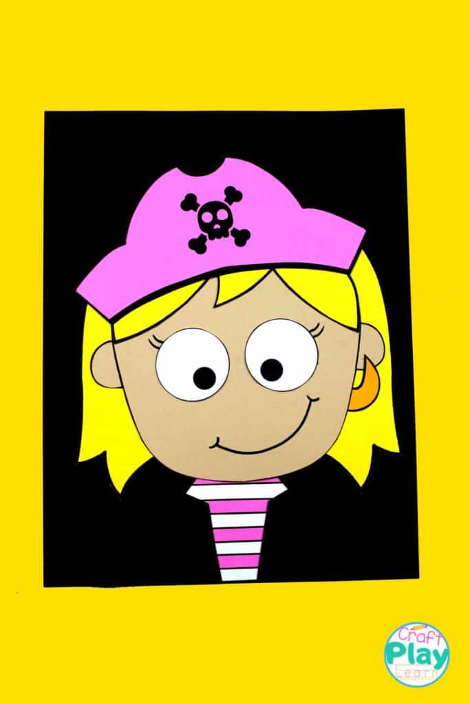 girl pirate craft for kids
