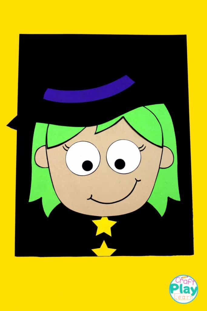 making a halloween witch craft