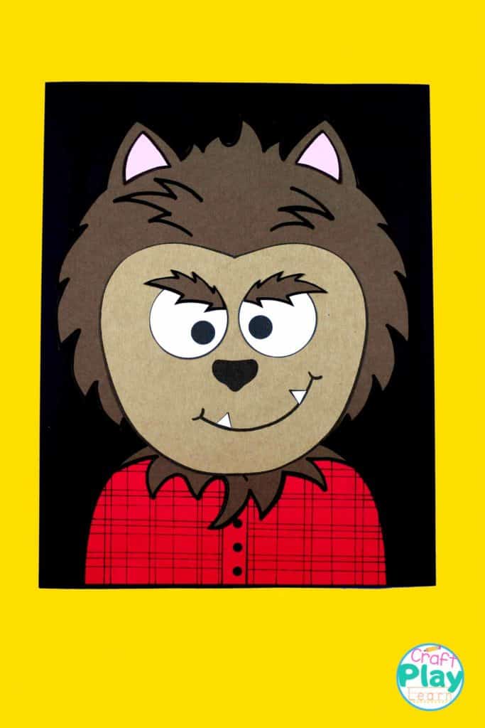 warewolf craft and actiivity for kids