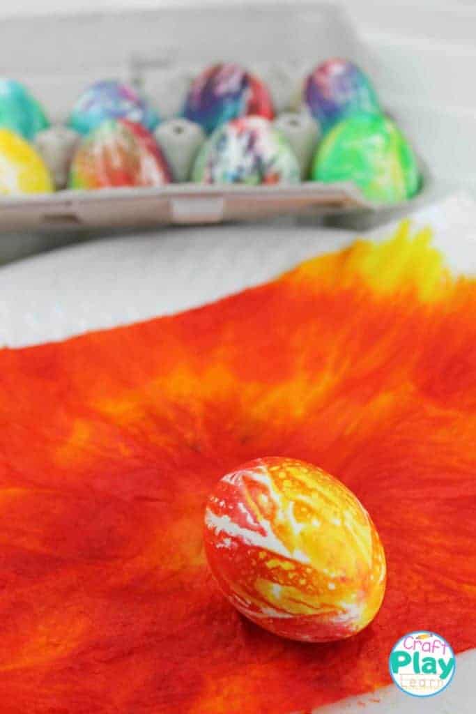 Tie-Dye Easter Eggs