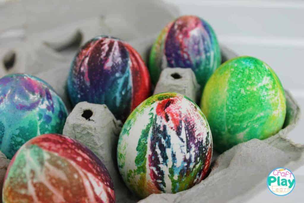 Tie-Dye Easter Eggs