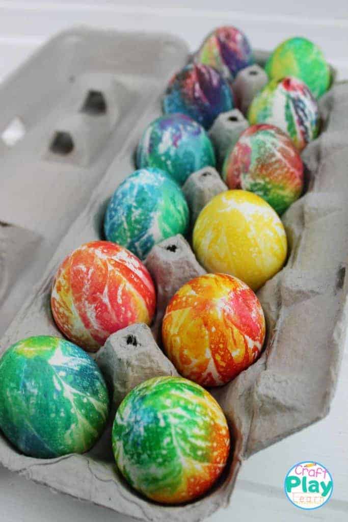 Tie-Dye Easter Eggs