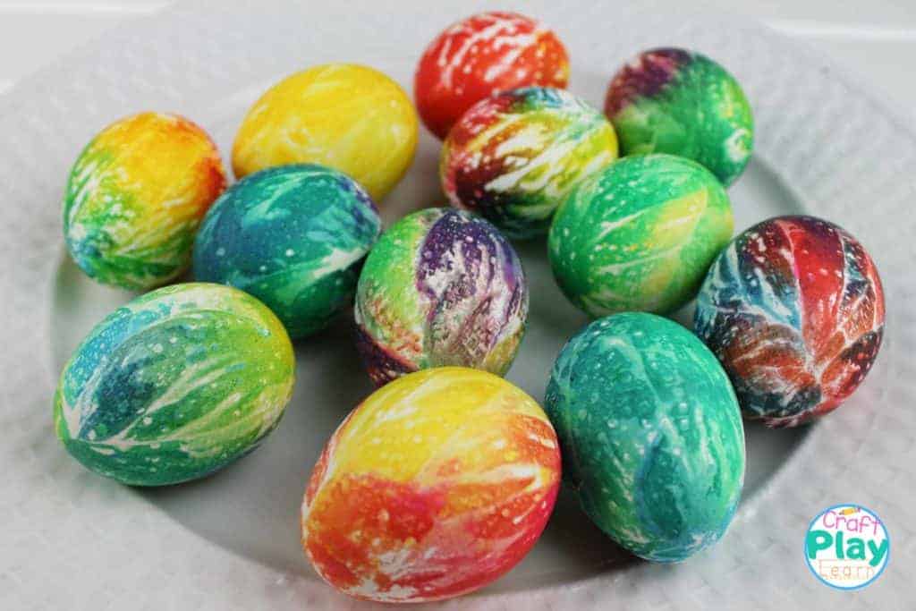 Tie-Dye Easter Eggs