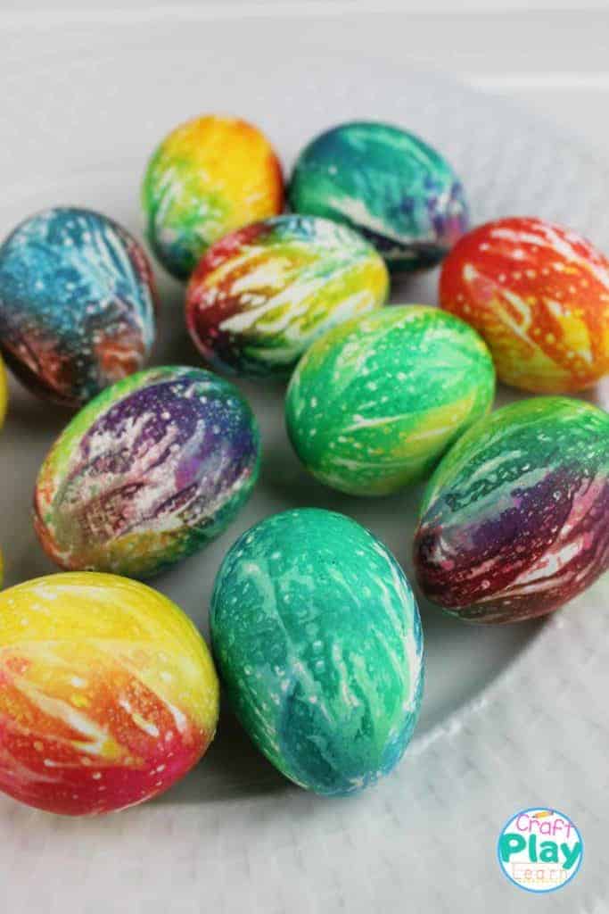 Tie-Dye Easter Eggs