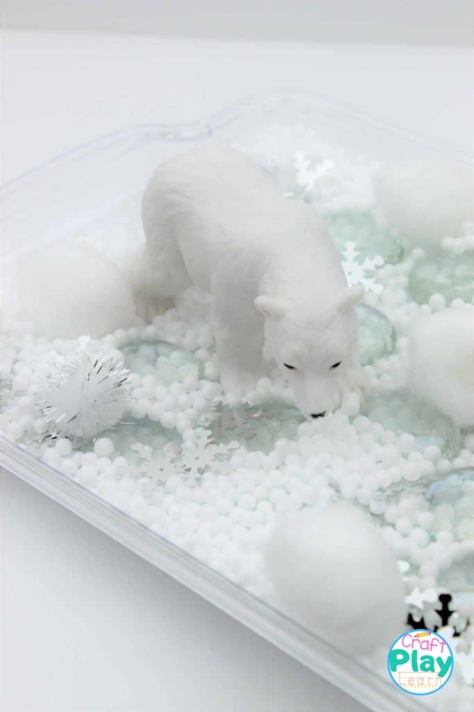 Polar Bear Sensory Bin