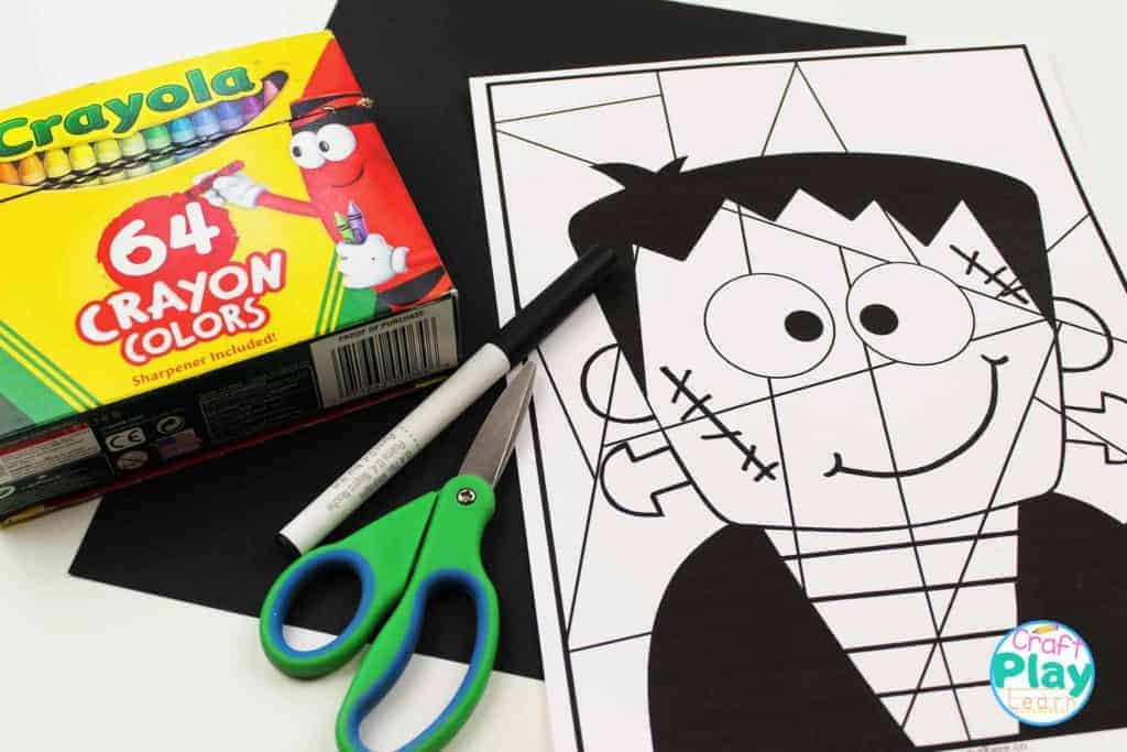 Frankenstein line study supplies