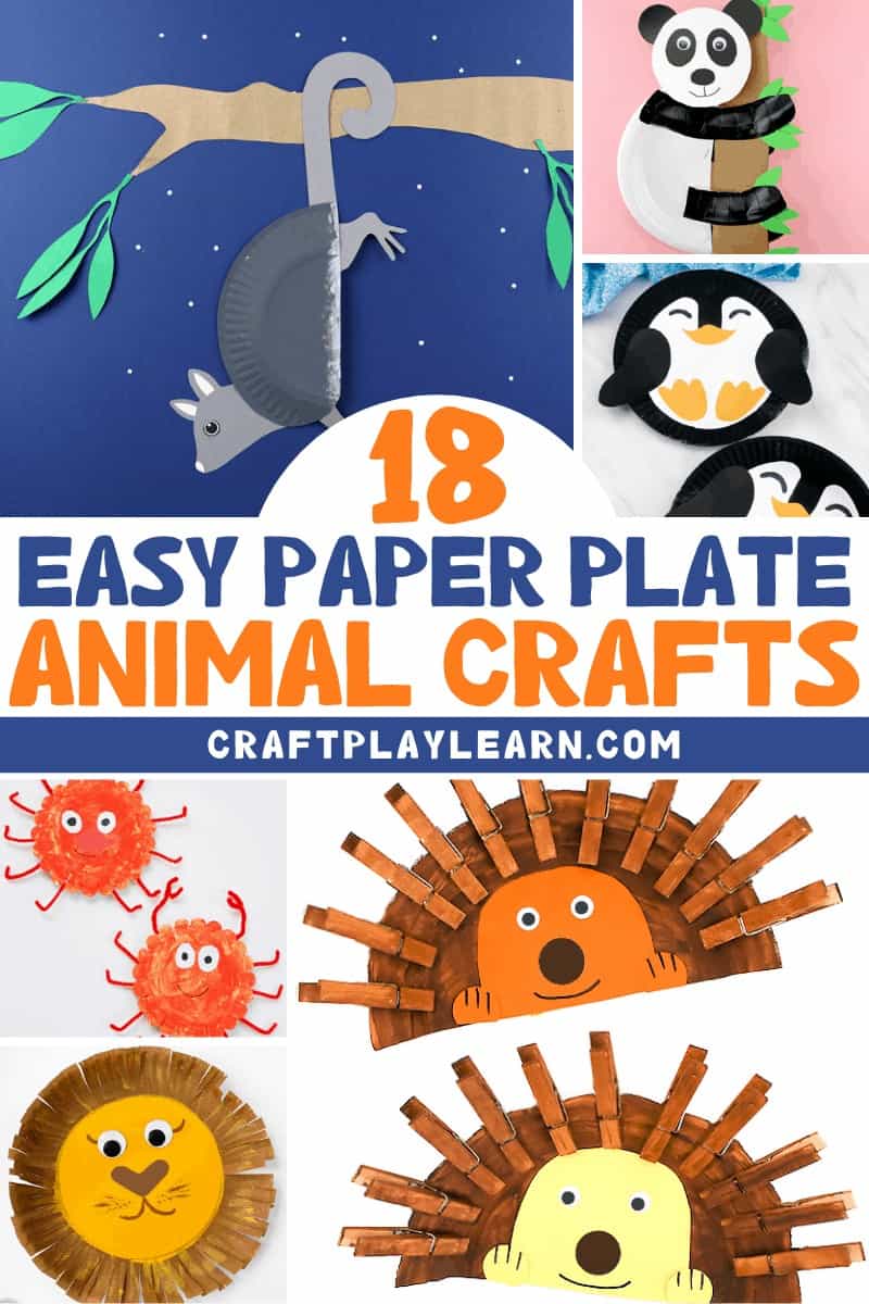 Cute and Easy Paper Plate Animal Crafts - Craft Play Learn Cute and Easy Paper Plate Animal Crafts - Craft Play Learn