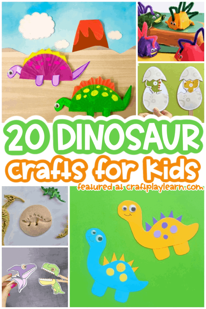 20 dinosaur crafts for kids