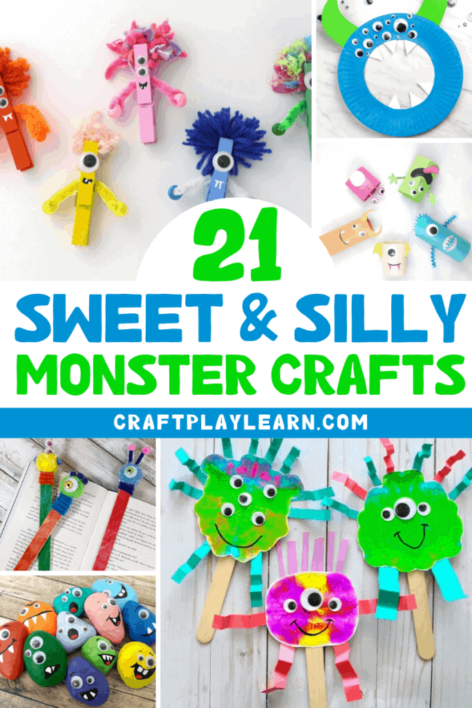 cute monster crafts for kids