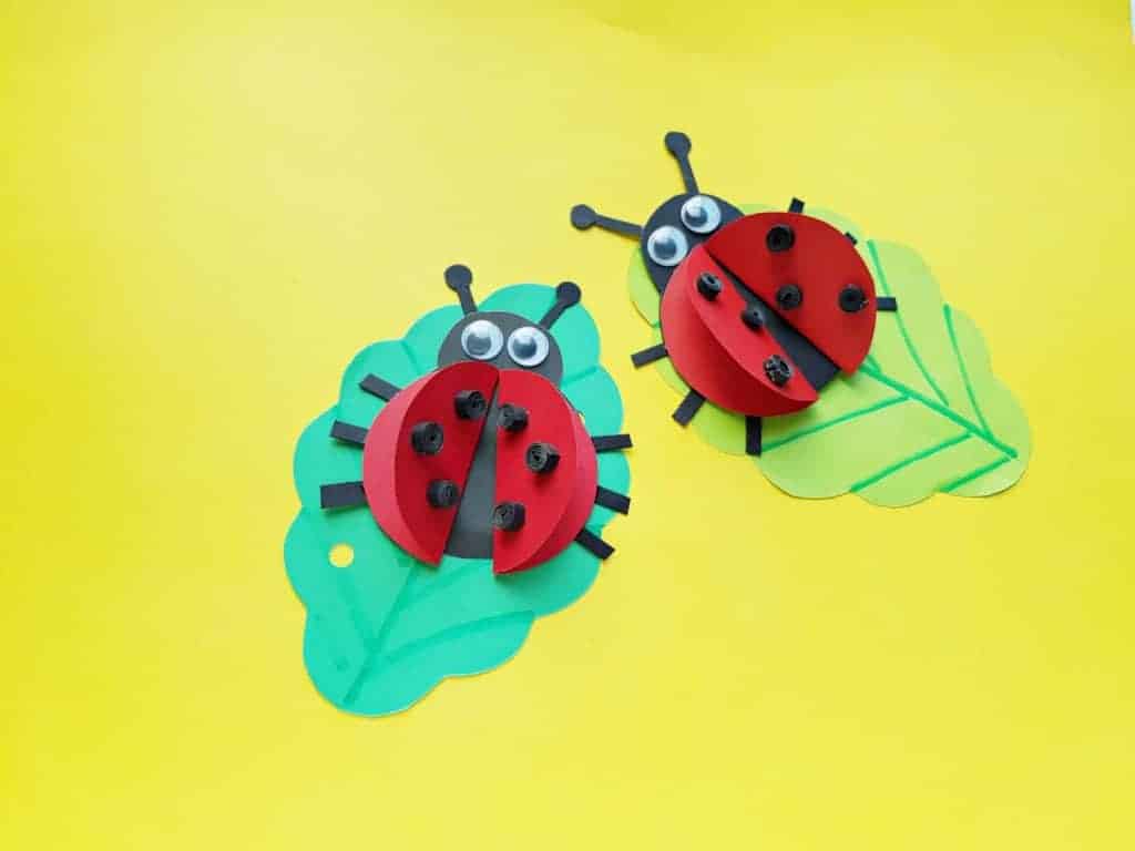ladybug paper craft