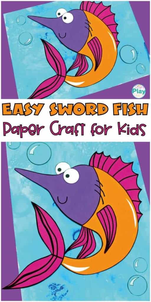 sword fish craft for kids