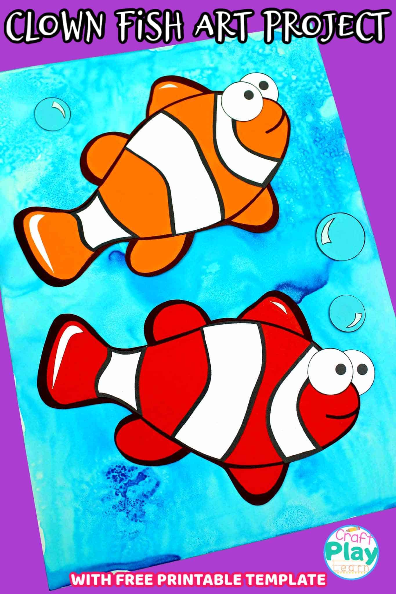 Easy Clownfish Craft For Kids Crafts - Craft Play Learn