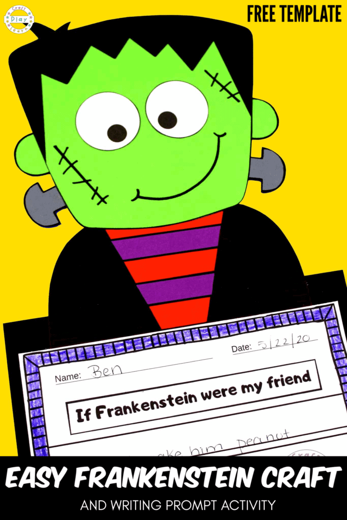 easy frankenstien craft idea easy frankenstien craft idea