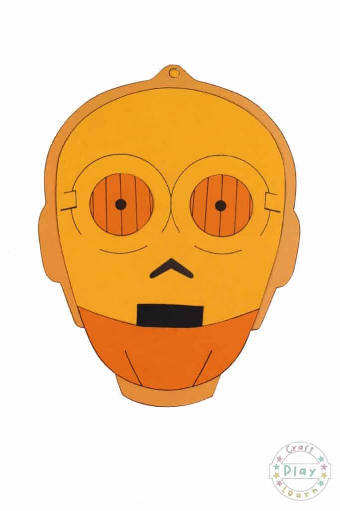 Star wars C3P0 template for art project