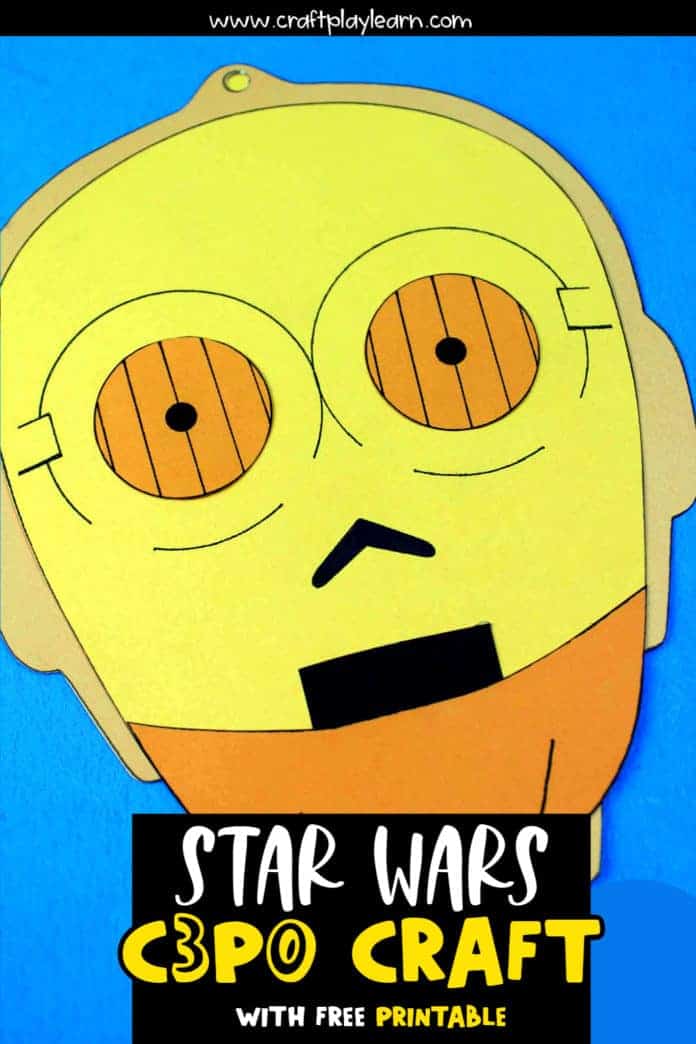 star wars c3p0 craft and cut out activity for star wars fans star wars c3p0 craft and cut out activity for star wars fans