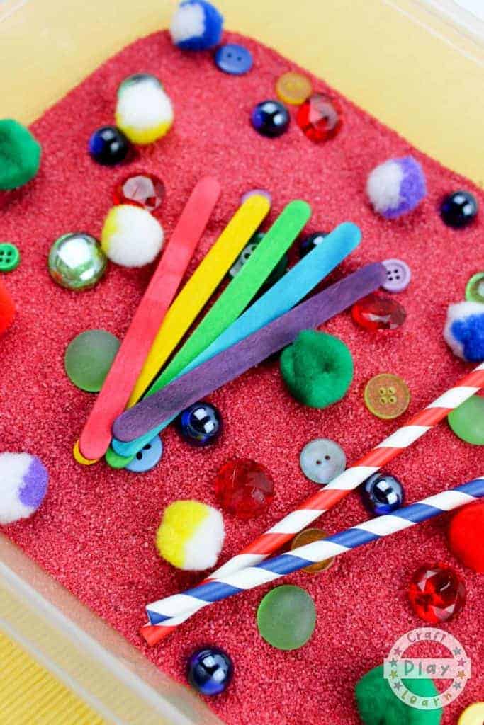 Rainbow Sensory Bin