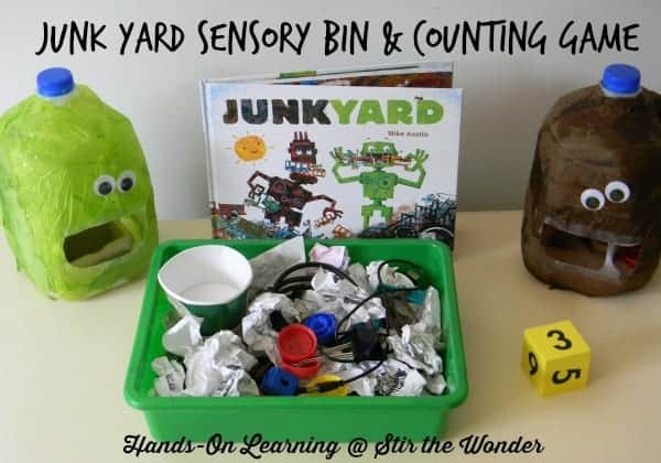 junk yard sensory bins