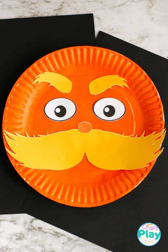 Lorax Paper Plate Craft