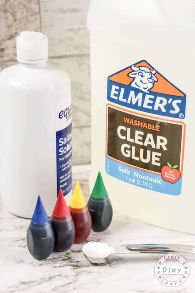 Rainbow slime ingredients