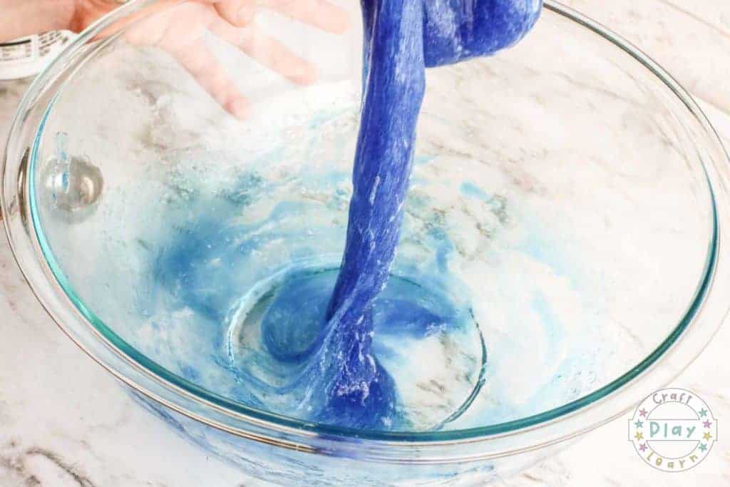 how to make slime with different colors
