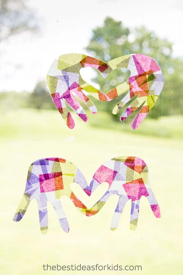 handprint suncatcher