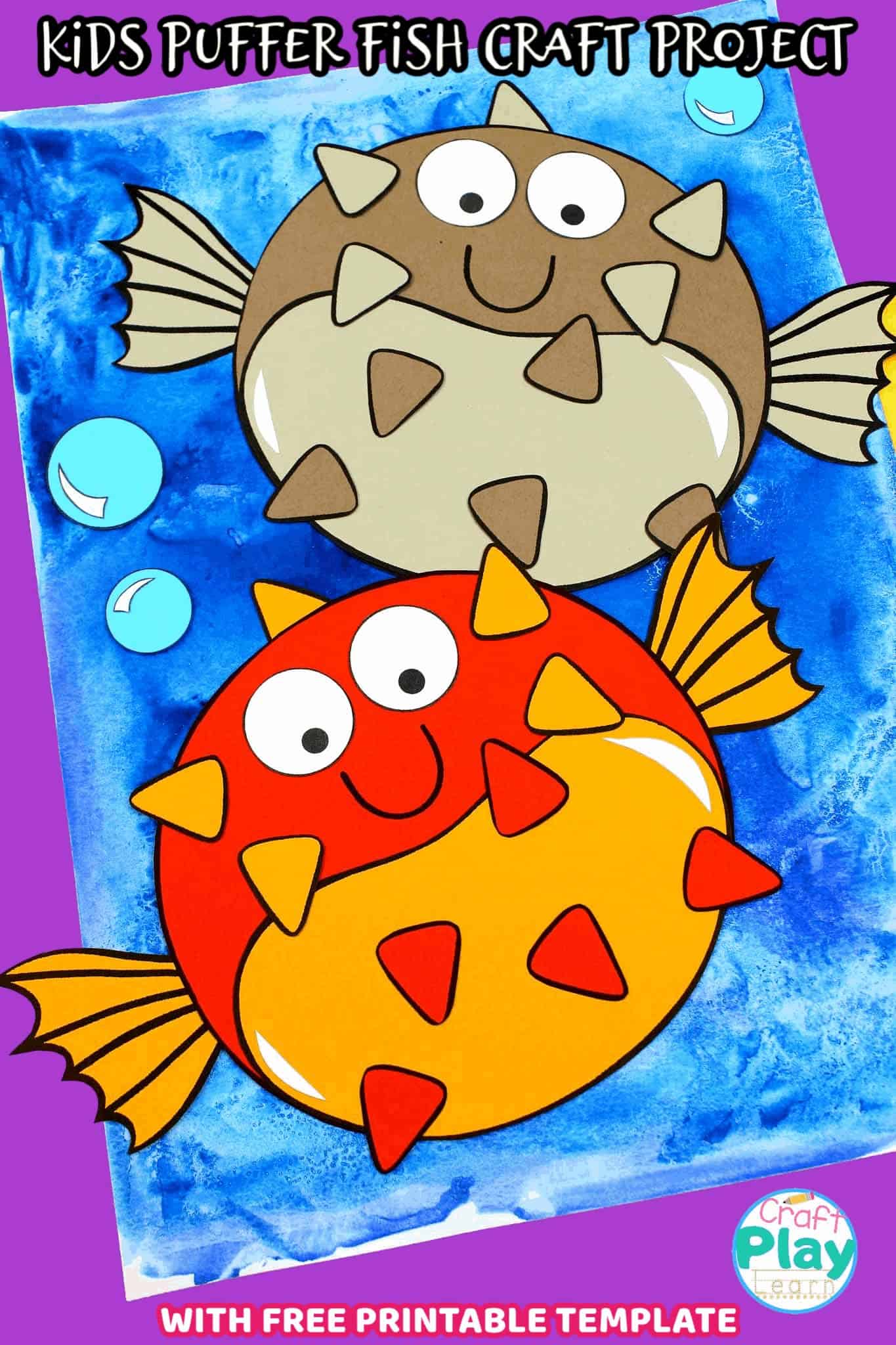 Puffer Fish Craft Project For Kids - Craft Play Learn