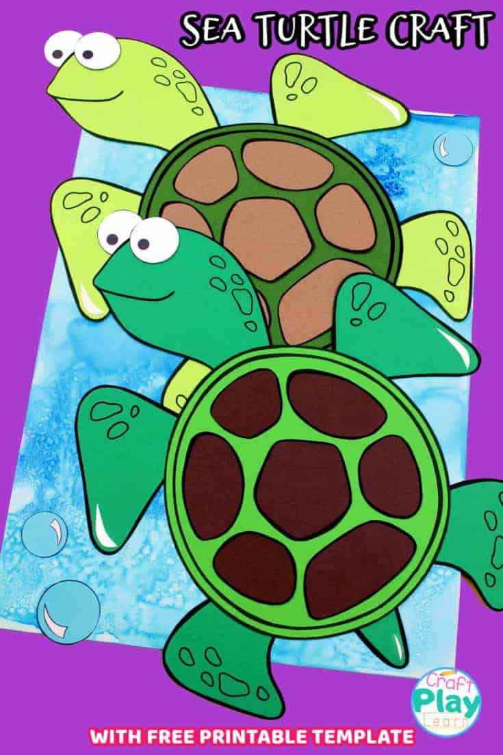 sea turtle craft for kids to make