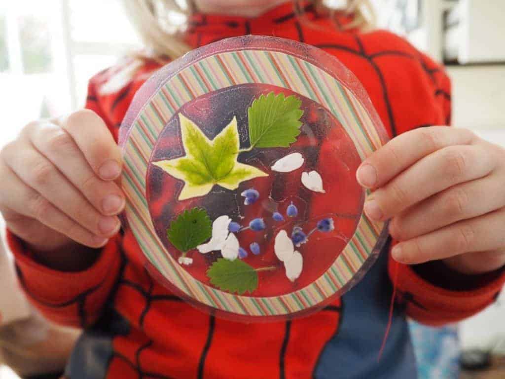 spring flower suncatcher