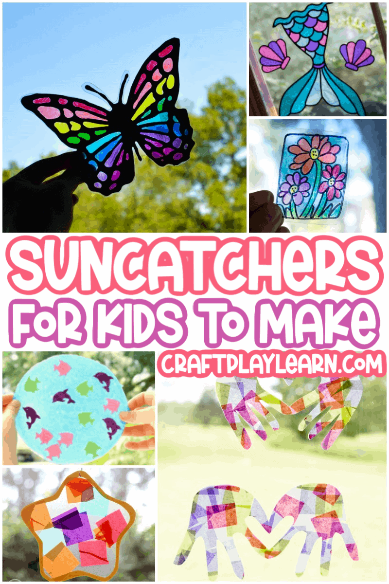 Washi Tape Heart Suncatcher Craft - Kids Craft Room