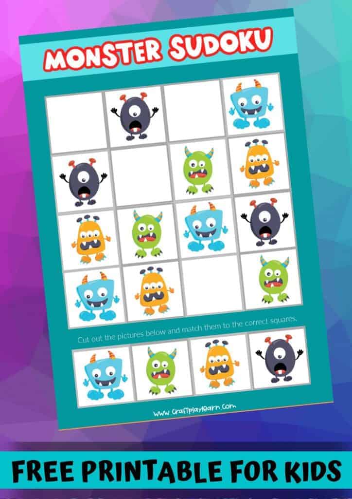 monster printable sudoku puzzles