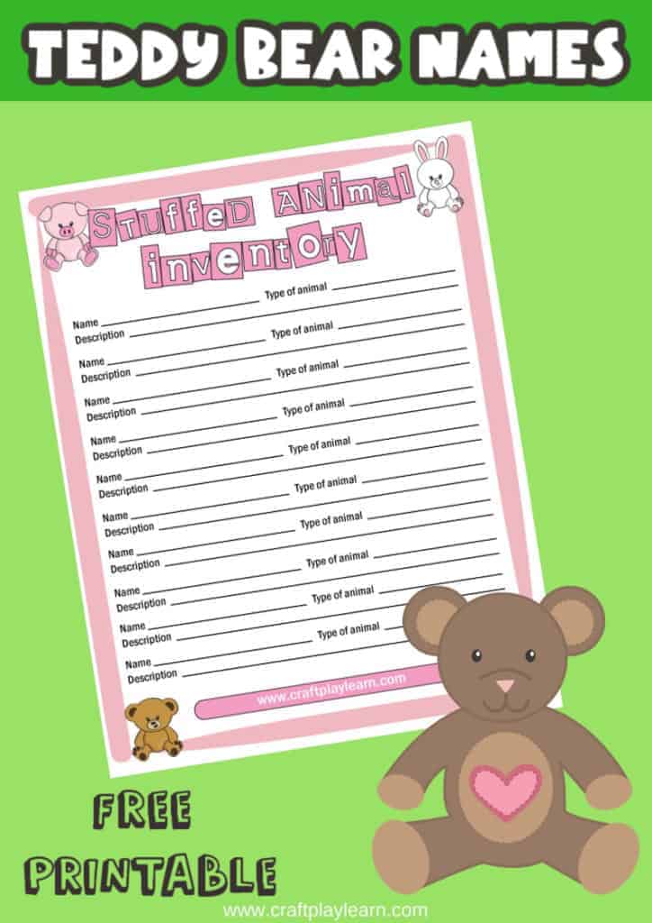 rainbow teddy bear names