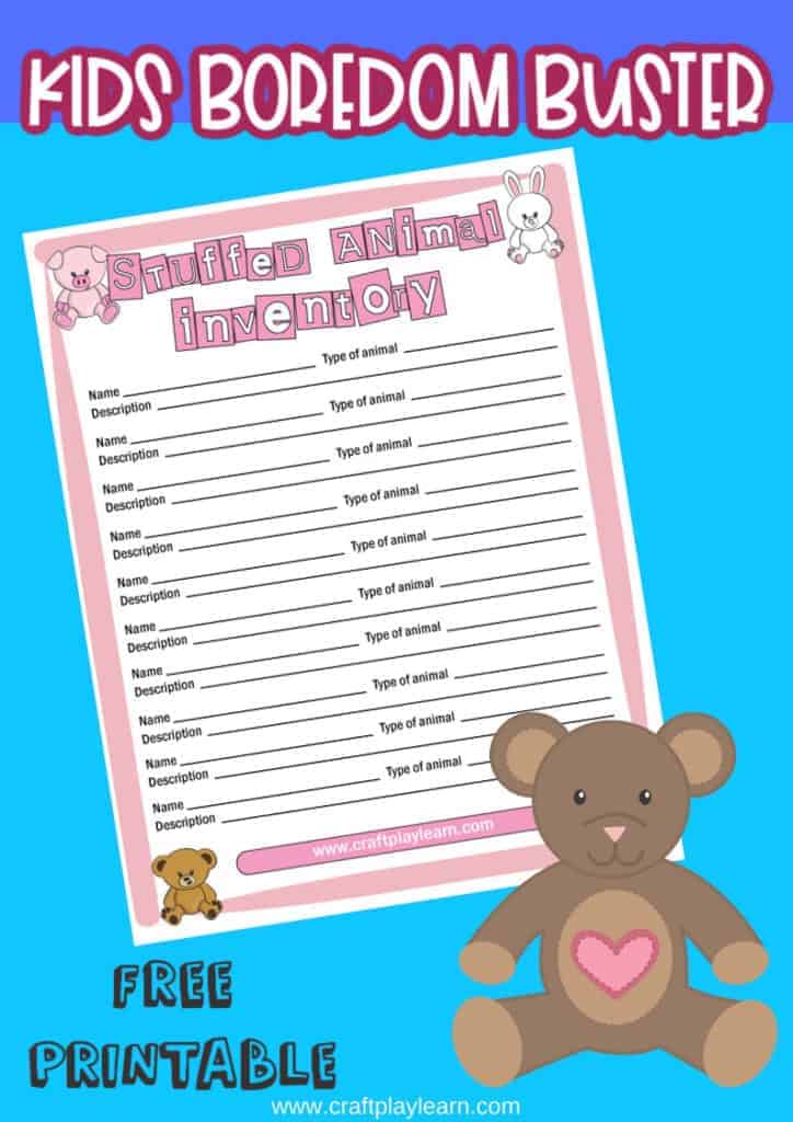 Teddy Bear Names And Writing Activity For Kids - Craft Play Learn