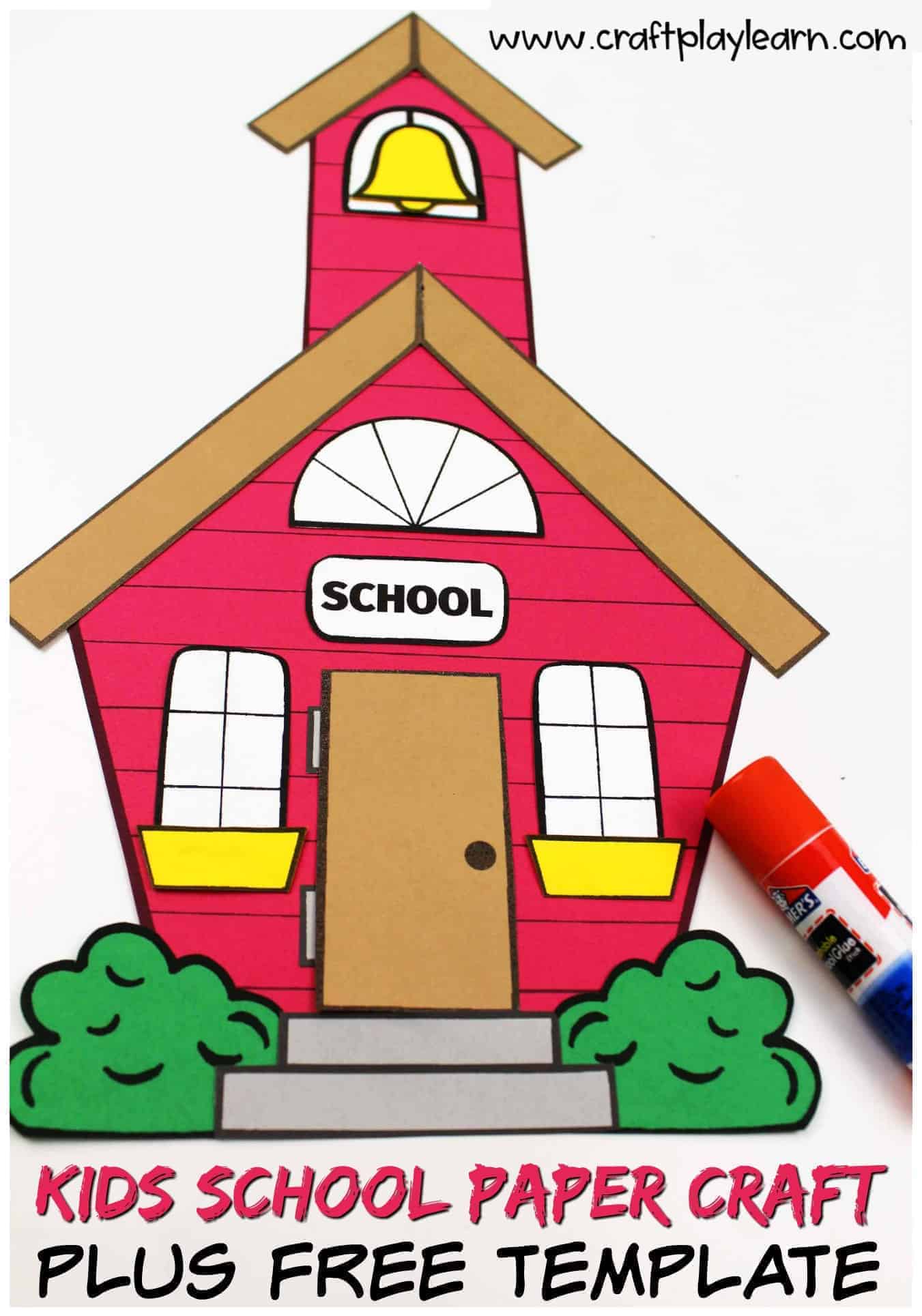 Easy School Paper Craft For Kids To Make Craft Play Learn