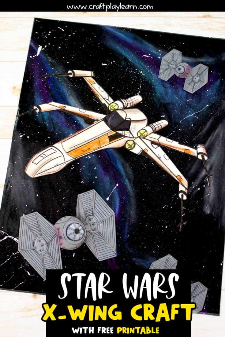 star wars x wing art project