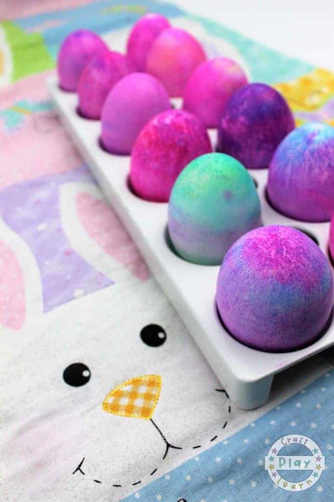 How To Dye Easter Eggs With Shaving Cream Craft Play Learn